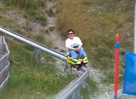 Mieders Alpine Coaster  No Brakes  Video