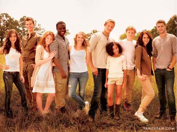 The Hunger Games Cast in Vanity Fair