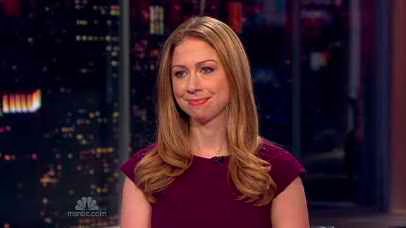 Chelsea Clinton makes NBC debut - Video.jpg Chelsea Clinton makes NBC debut Video