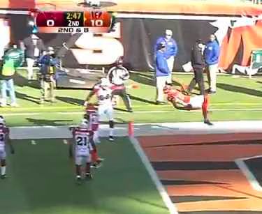 Jerome Simpson  Touchdown Flip  Video