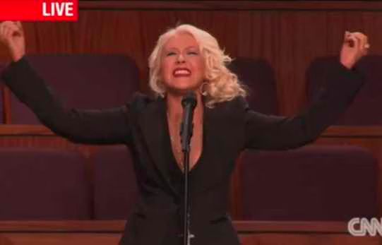 Christina Aguilera  At Last  Etta James Funeral