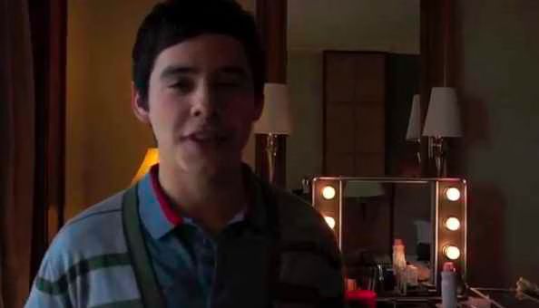 David Archuleta  First Day on the Set
