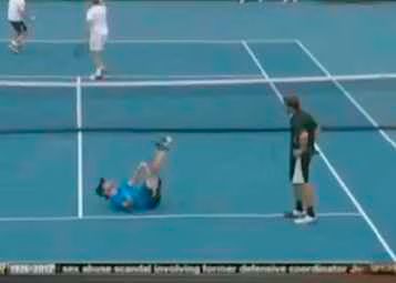 David Cook playing tennis  Video