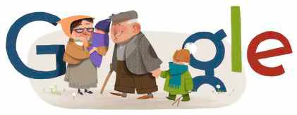 Grandparents Day 2012  Google Doodle
