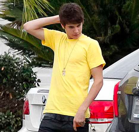 Justin Bieber Brunette