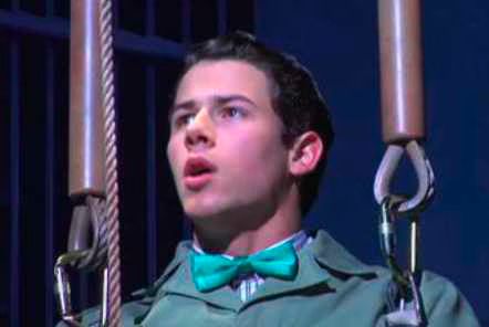 Nick Jonas and Michael Urie  How To Succeed Rehearsals