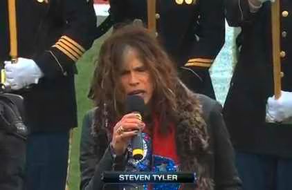 Steven Tyler  National Anthem  AFC Championship Game