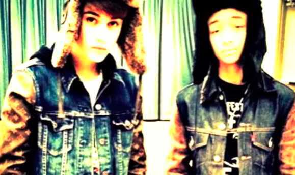 Justin Bieber and Jaden Smith  Happy New Year