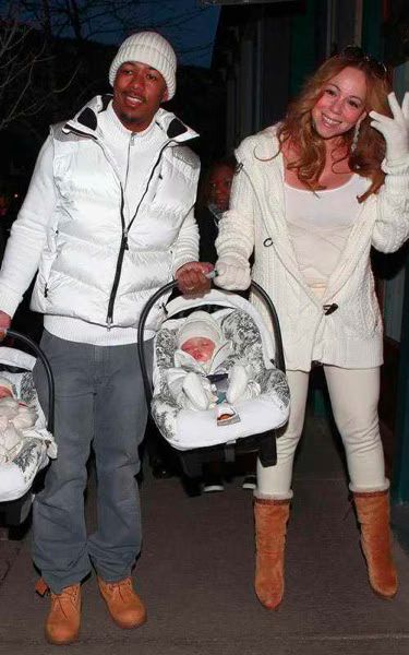 Mariah Carey and Dem Babies in Aspen 02 2012 01 02