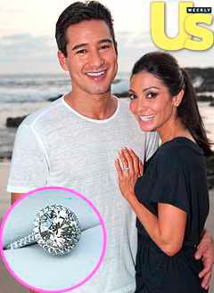 Mario Lopez is engaged to Courtney Mazza