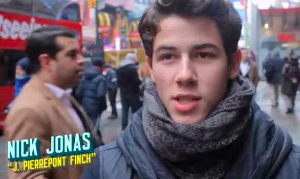 Nick Jonas  How To Succeed Times Square Billboard