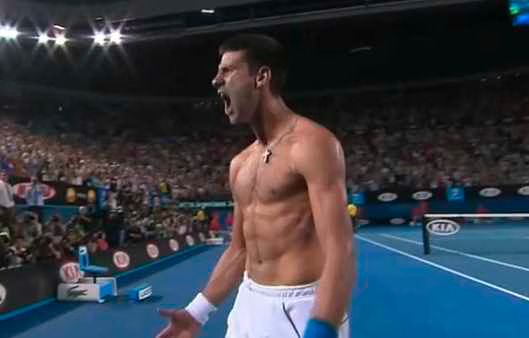 Novak Djokovic beats Rafael Nadal at Australian Open 2012 Finals