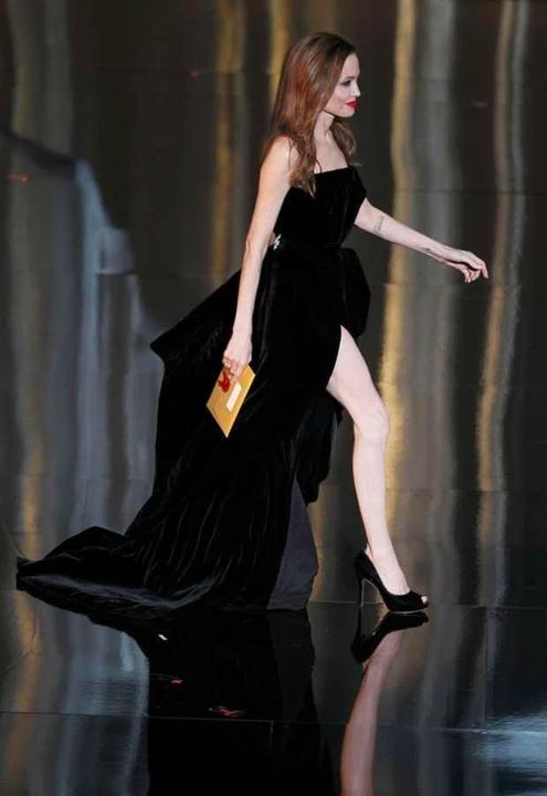 Angelina Jolie Right Leg