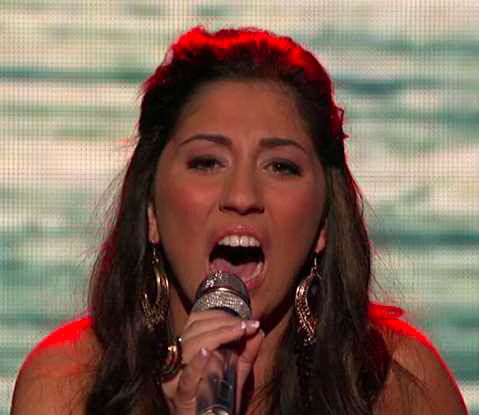 Brielle Von Hugel  Sitting on the Dock By the Bay  American Idol 11 Top 12 Girls
