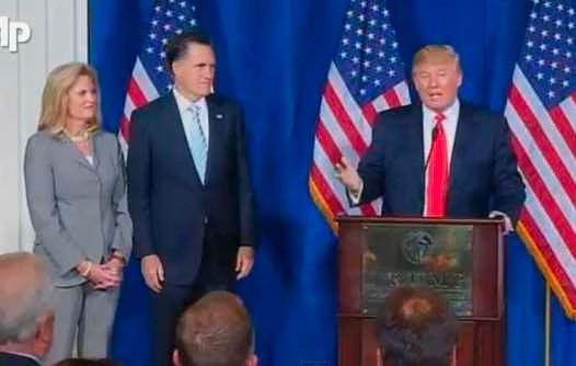 Donald Trump Mitt Romney 01 2012 02 03