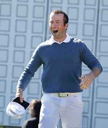 Lucas Black at the 3M Celebrity Challenge in Pebble Beach 02 2012 02 09
