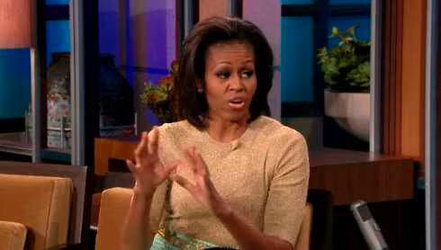 Michelle Obama on Jay Leno - Video.jpg Michelle Obama on Jay Leno Video