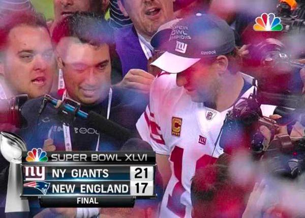 New York Giants beat New England Patriots in Super Bowl XLVI