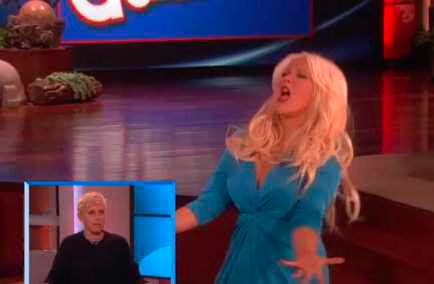 The Voice coaches play Guesstures on Ellen.jpg The Voice coaches play Guesstures on Ellen