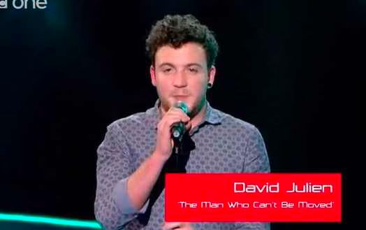 David Julien  The Man Who Can t Be Moved  The Voice UK Blind Audition
