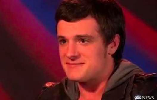 Josh Hutcherson singing theme of Super Mario
