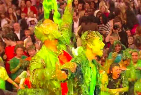 Justin Bieber  Slimed  Kids Choice Awards 2012