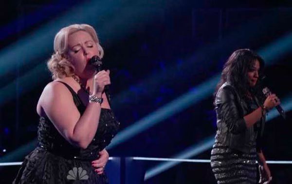 Katrina Parker and Angel TayloeBleeding Love  The Voice Battle Round