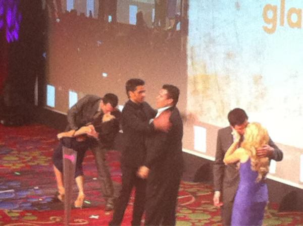 Megan Hilty Cory Monteith GLAAD