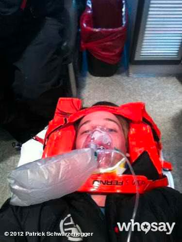 Patrick Schwarzenegger injured in ski accident 01 2012 03 11