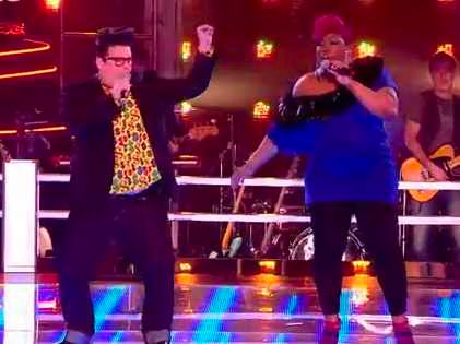 Aundrea Nyle vs Sam Buttery  A Little Less Conversation  The Voice UK  Battles 1