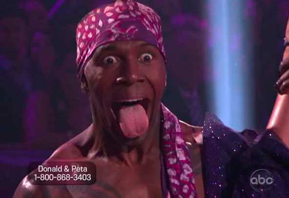 Donald Driver and Peta Murgatroyd  Paso Doble 02 2012 04 09