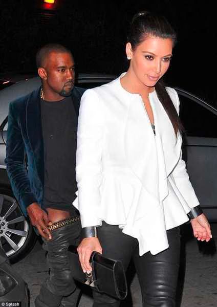 Kanye West  Thigh Slip  Wardrobe Malfunction