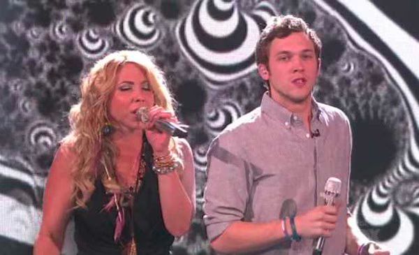 Phillip Phillips and Elise Testone  Somebody That I Used To Know  American idol Top 7 Video MP3