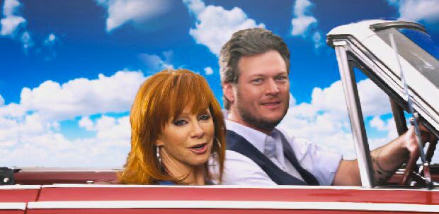 Reba and Blake Shelton