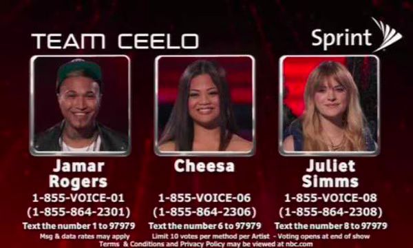 The Voice  Instant Eliminations  Results 03 2012 04 23