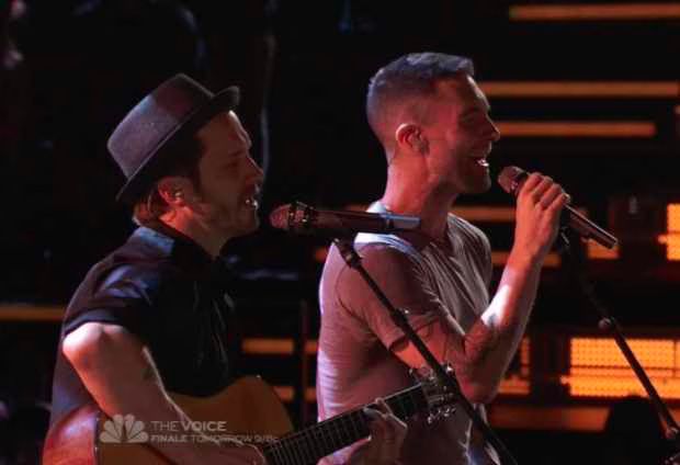 Adam Levine and Tony Lucca  Yesterday  The Voice Video MP3