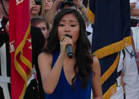 Jessica Sanchez  National Anthem  PBS National Memorial Day Concert 2012