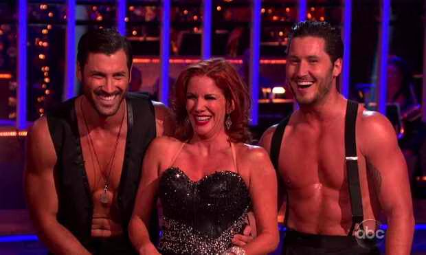 Melissa Gilbert Maksim Chmerkovskiy Val Chmerkovskiy  Samba  Dancing with the Stars