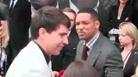 Will Smith Reporter Kiss on Lips