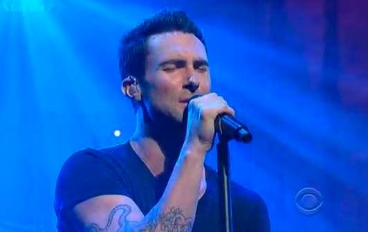 Adam Levine  Maroon 5  Payphone  David Letterman  Video