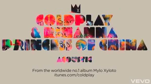 Coldplay - Princess of China (Acoustic) - MP3 Listen.jpg Coldplay Princess of China Acoustic MP3 Listen