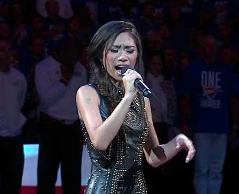 Jessica Sanchez  National Anthem  2012 NBA Finals Game 1  Video