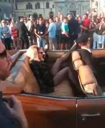 Madonna  Leg Flash  Video