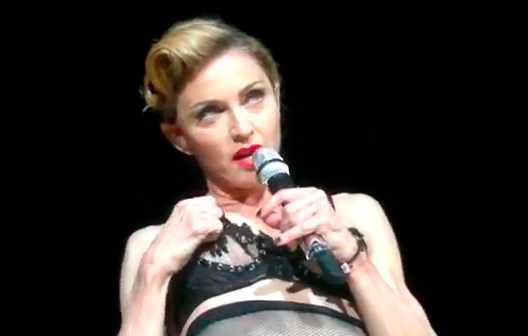 Madonna flashes boob at MDNA Tour in Istanbul  Video