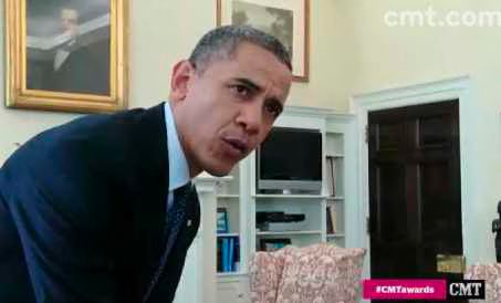 President Obama and Mitt Romney at 2012 CMT Music Awards  Video