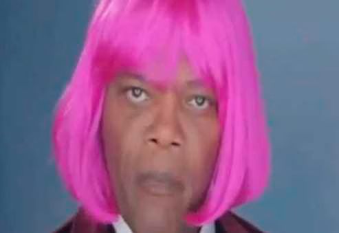 Samuel L. Jackson as Nicki Minaj - Beez in the Trap - BET Awards 2012 - Video.jpg Samuel L Jackson as Nicki Minaj Beez in the Trap BET Awards 2012 Video