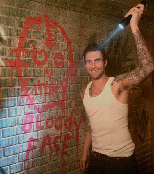 Adam Levine  American Horror Story  Bloody Face  Photo