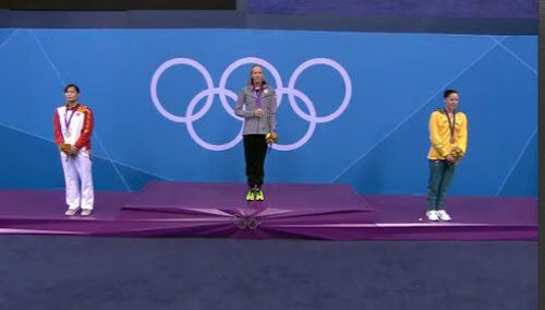 Dana Vollmer Medal Ceremony