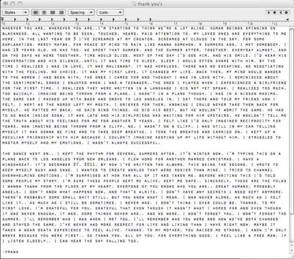 Frank Ocean Comes Out as Gay 01 2012 07 04