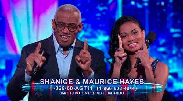 Shanice and Maurice Hayes  America s Got Talent  Video